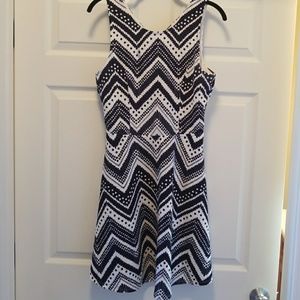 Open Back Fit and Flare Maurices Dress L